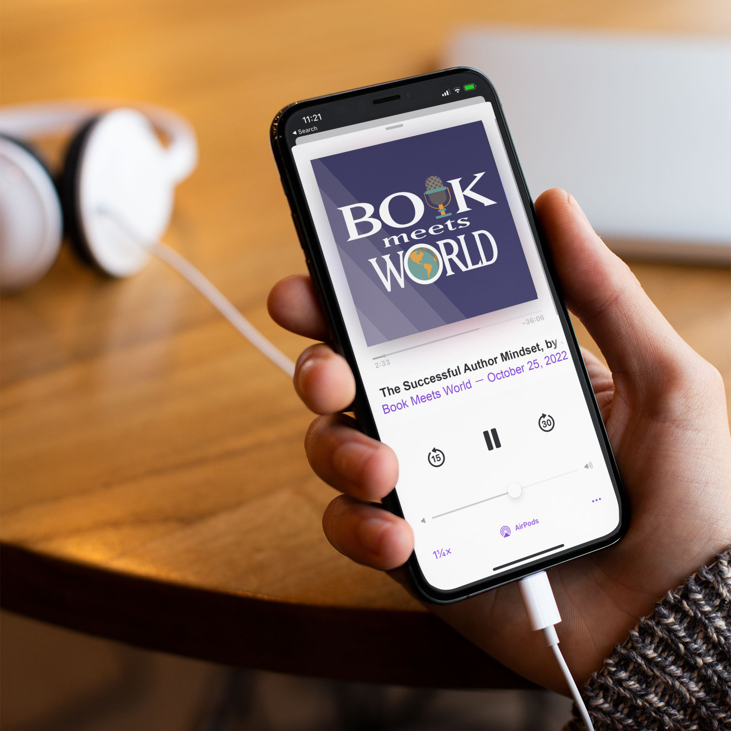 mockup-of-an-iphone-x-playing-a-podcast-24805